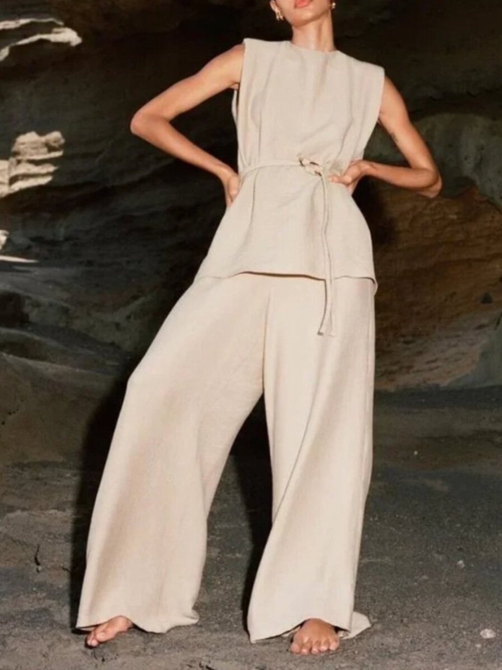 Zara Matching Top and Pants Coord Set